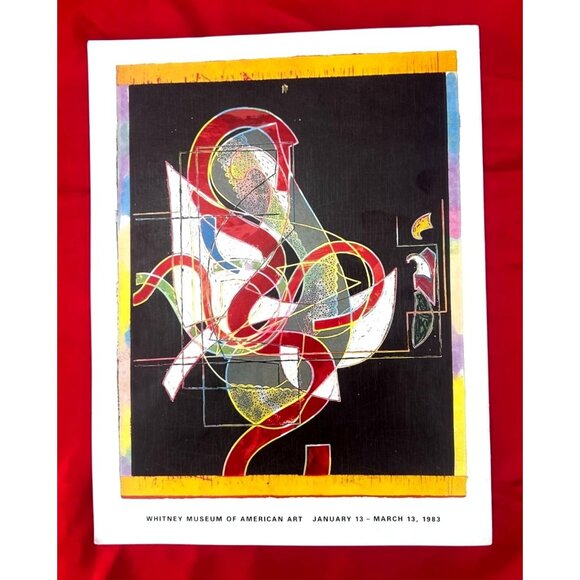 Frank Stella Prints 1967–1982 Whitney Museum Exhibition Brochure 1983 Vintage - Picture 2 of 7